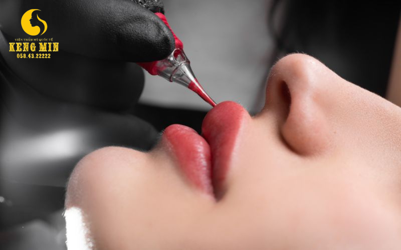 Quy trình xăm môi thẩm mỹ an toàn chuẩn y khoa