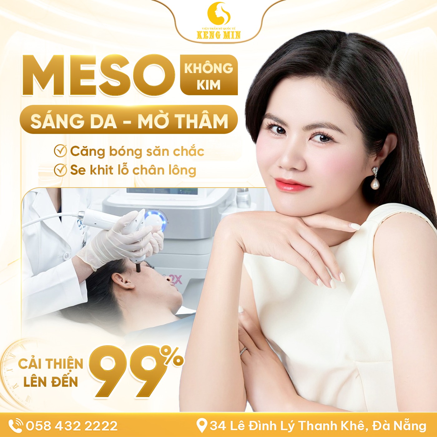 MESO KHÔNG KIM – GIẢI PHÁP TRẺ HÓA DA KHÔNG XÂM LẤN HIỆU QUẢ CAO