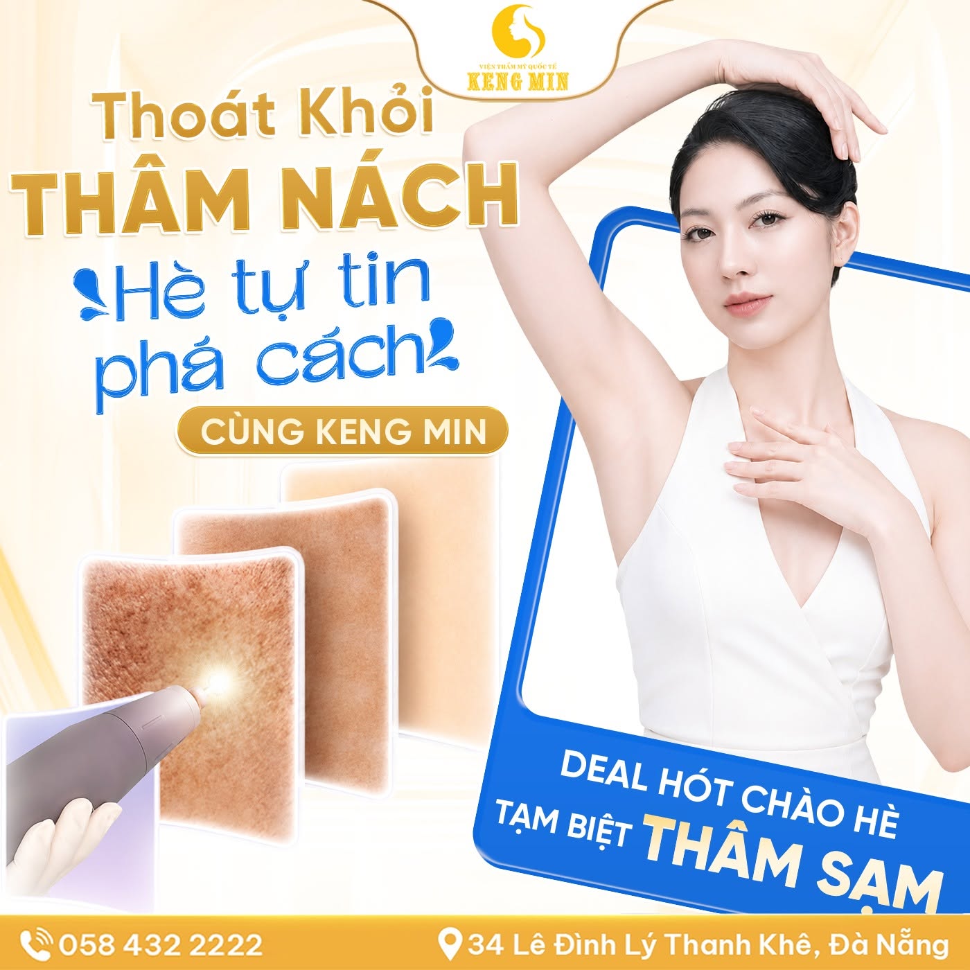 Điều Trị Thâm Nách Hiệu Quả Tại Đà Nẵng – Lấy Lại Làn Da Sáng Mịn, Tự Tin Diện Mọi Trang Phục