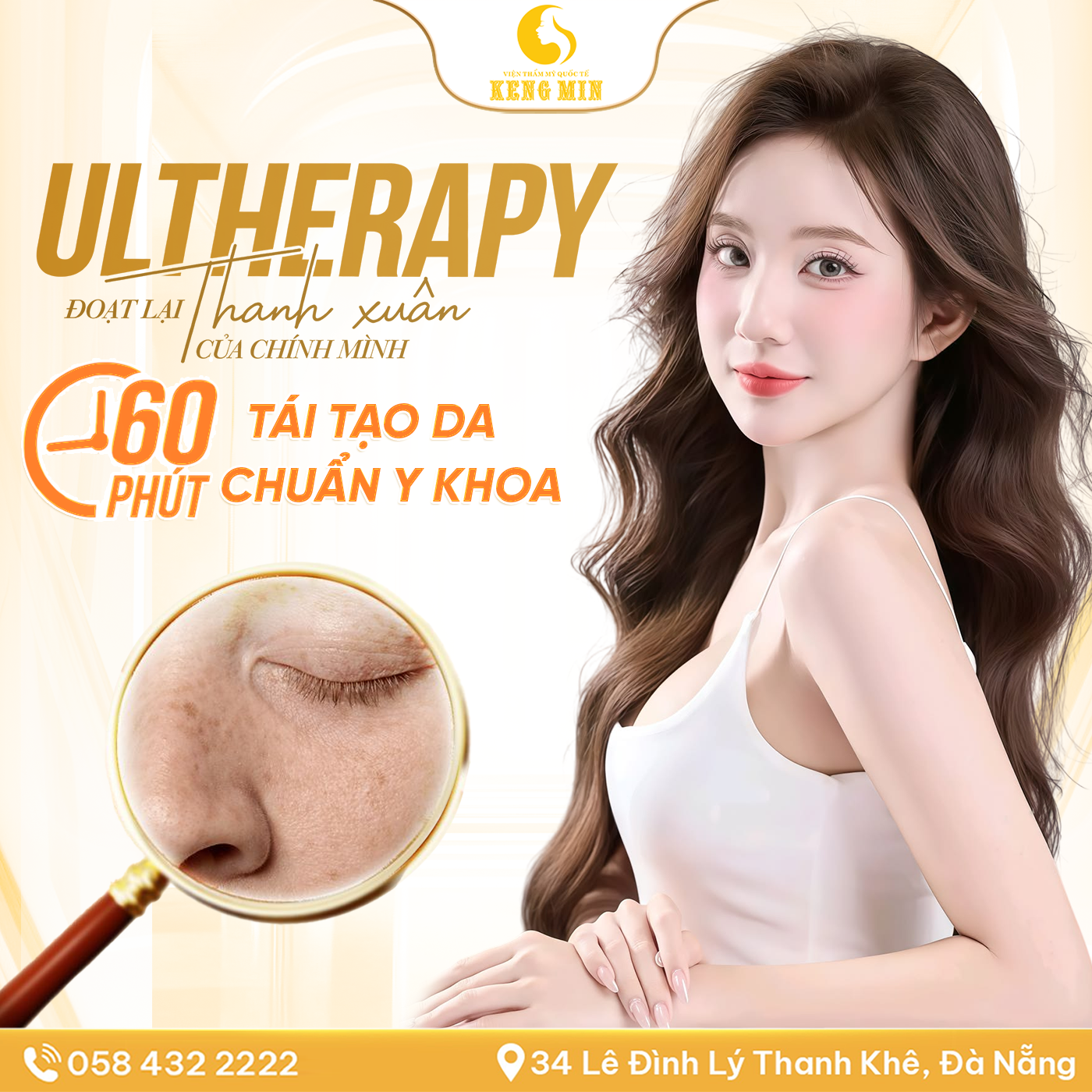 ULTHERAPY TẠI ĐÀ NẴNG – 60 PHÚT TÁI TẠO DA, NÂNG TẦM VẺ ĐẸP TỰ NHIÊN